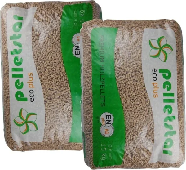 Pellets DIN – Palette mit 65 Säcken à 15 kg – Bild 3